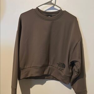 The North Face Brown Oversized Long Sleeve Hoodie